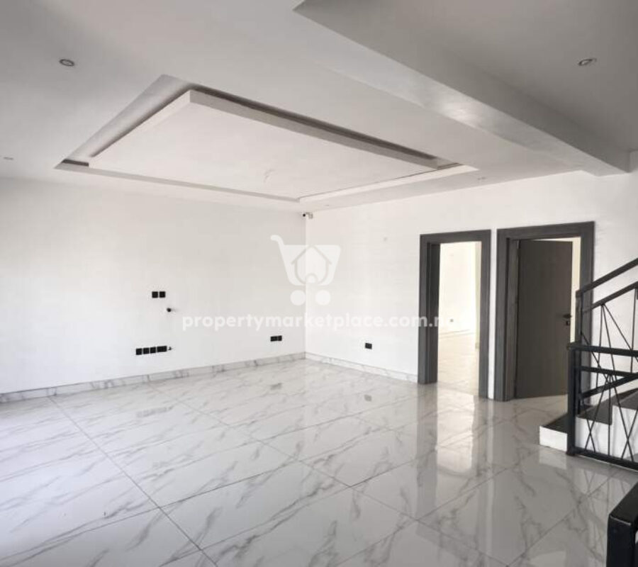Superbly finished 4 bedroom terrace duplex with Bq in an est
