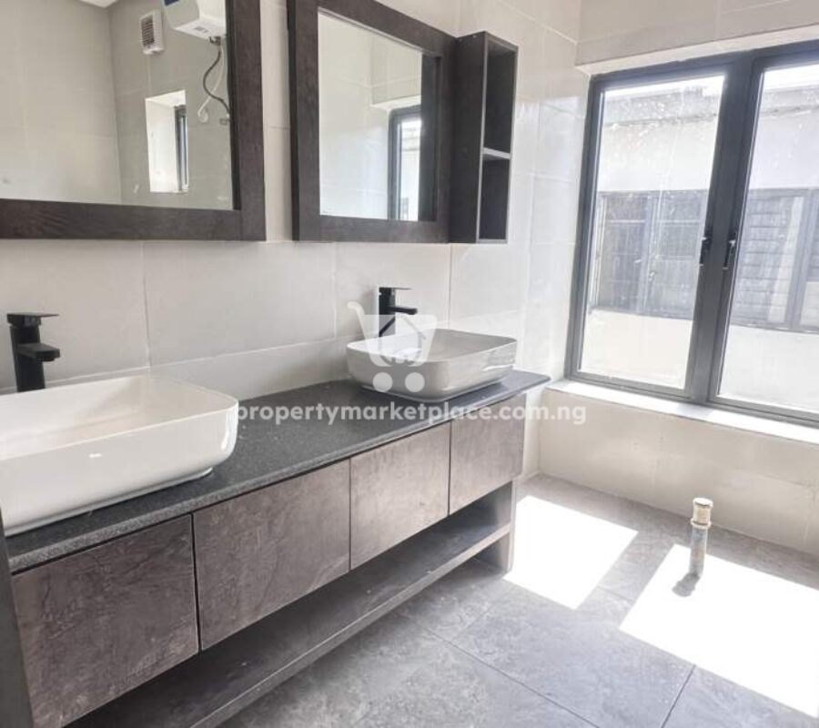 Superbly finished 4 bedroom terrace duplex with Bq in an est