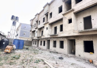 Solidly built 4 bedroom terrace duplex with Bq