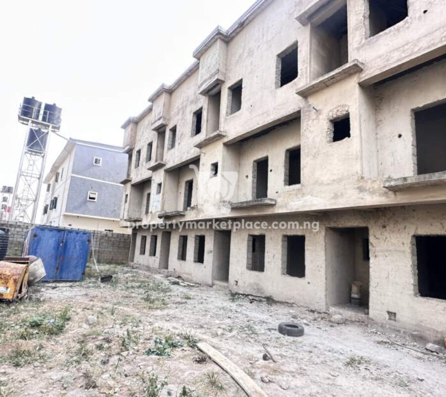 Solidly built 4 bedroom terrace duplex with Bq