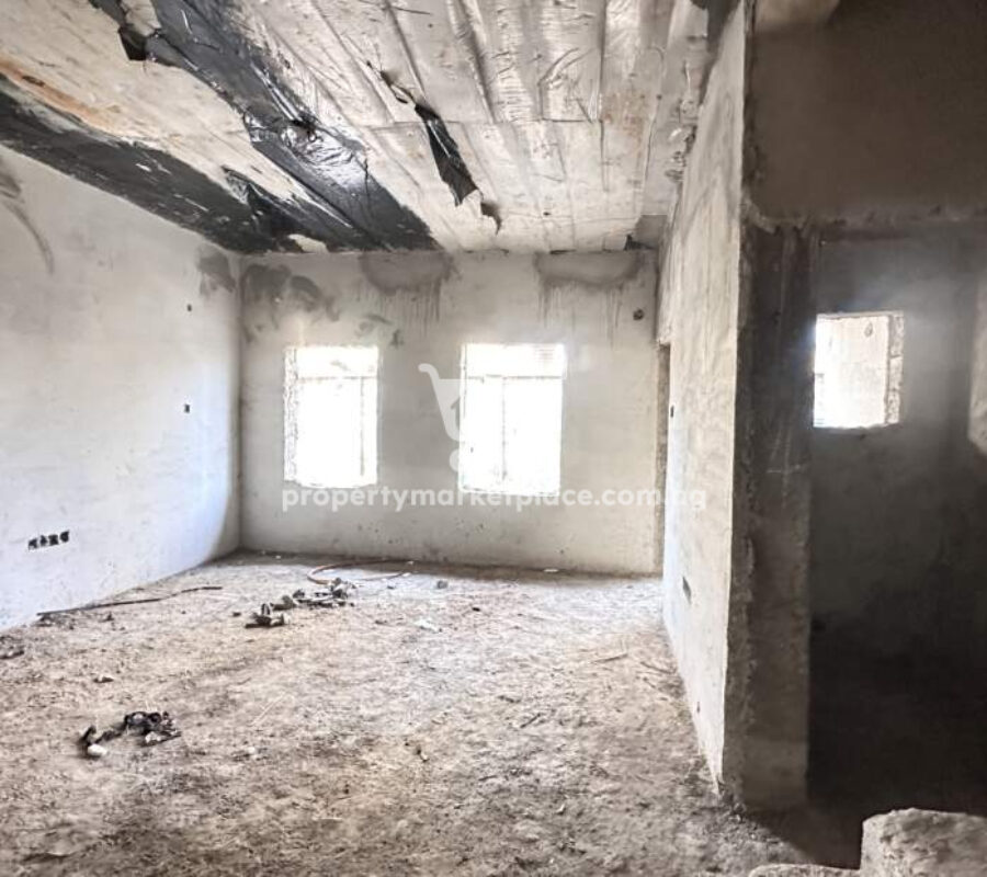 Solidly built 4 bedroom terrace duplex with Bq