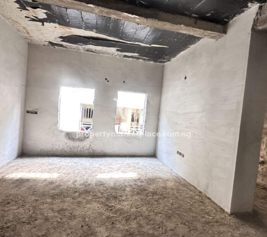 Solidly built 4 bedroom terrace duplex with Bq