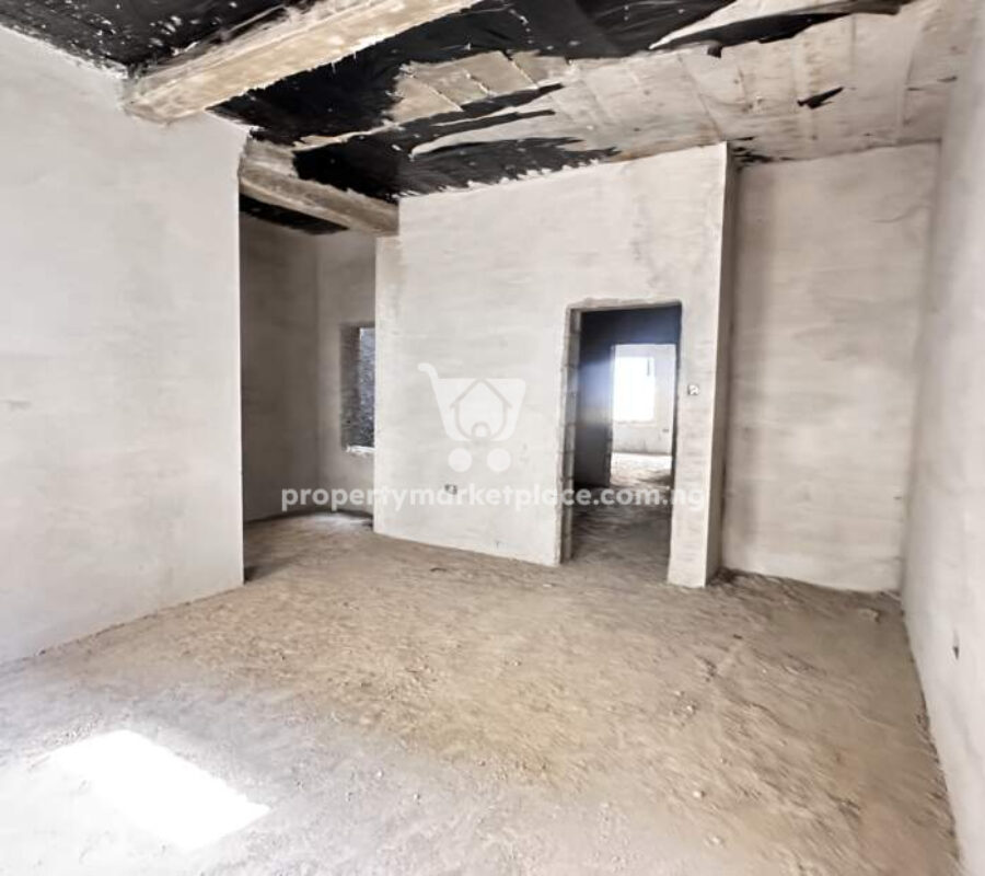 Solidly built 4 bedroom terrace duplex with Bq