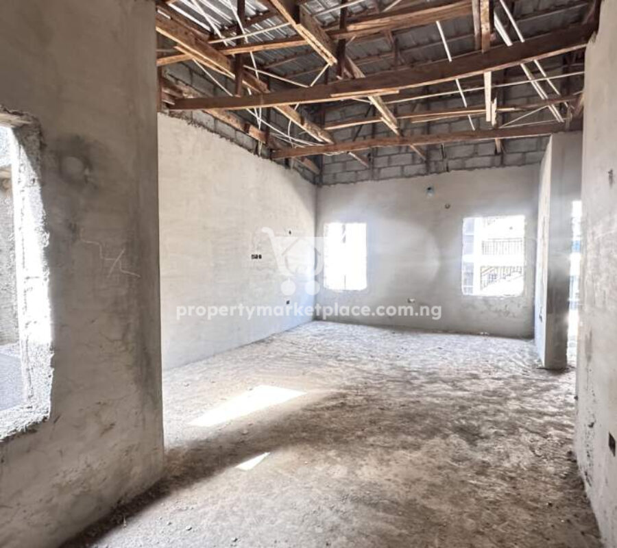Solidly built 4 bedroom terrace duplex with Bq