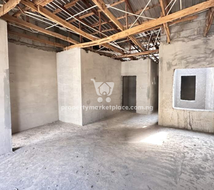 Solidly built 4 bedroom terrace duplex with Bq