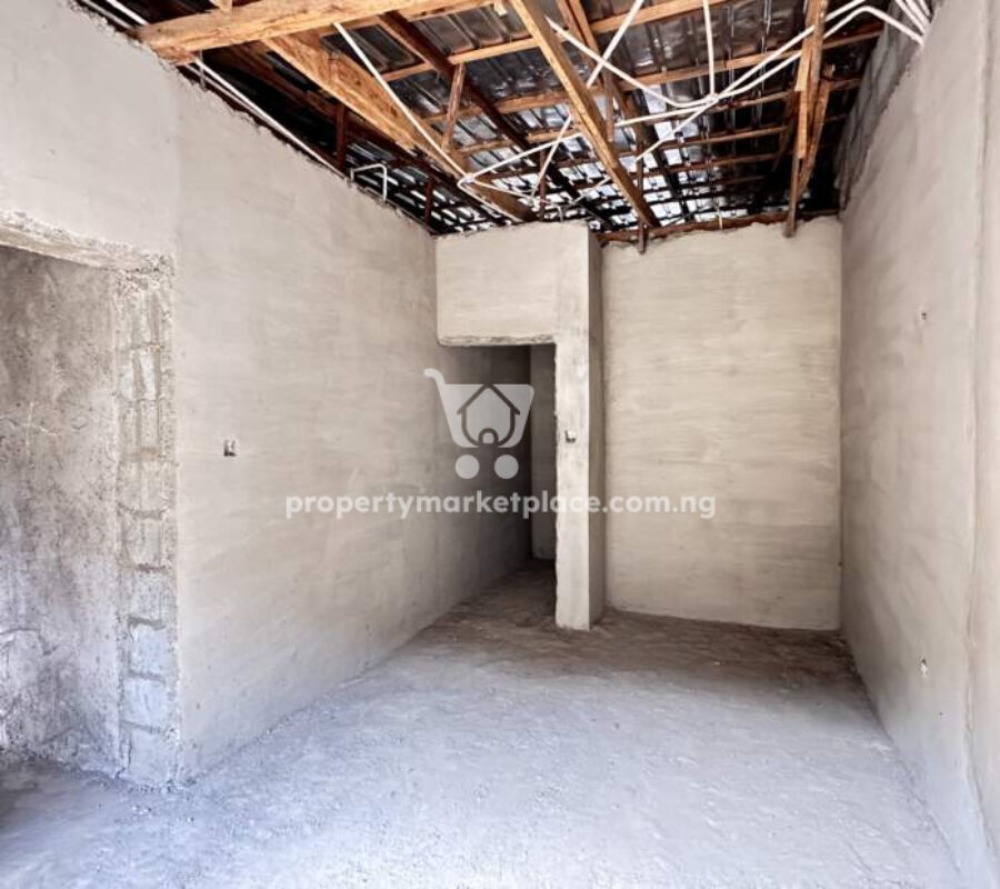 Solidly built 4 bedroom terrace duplex with Bq