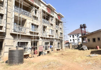 Solidly built 4 bedroom terrace duplex with Bq – semi finish
