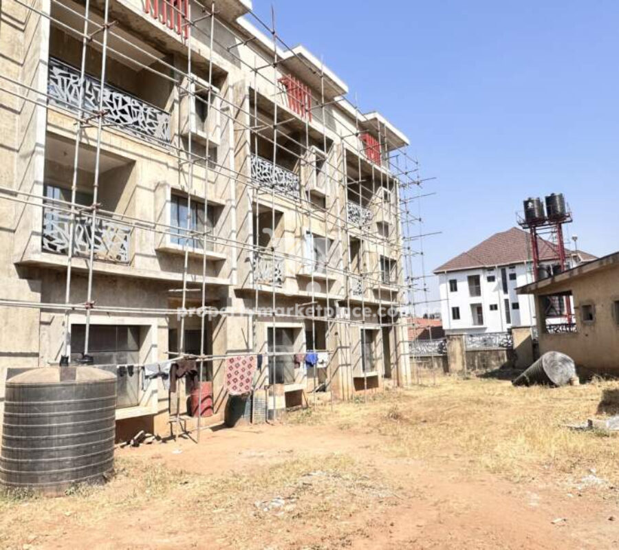 Solidly built 4 bedroom terrace duplex with Bq – semi finish