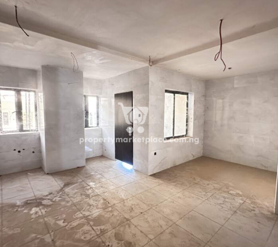 Solidly built 4 bedroom terrace duplex with Bq – semi finish