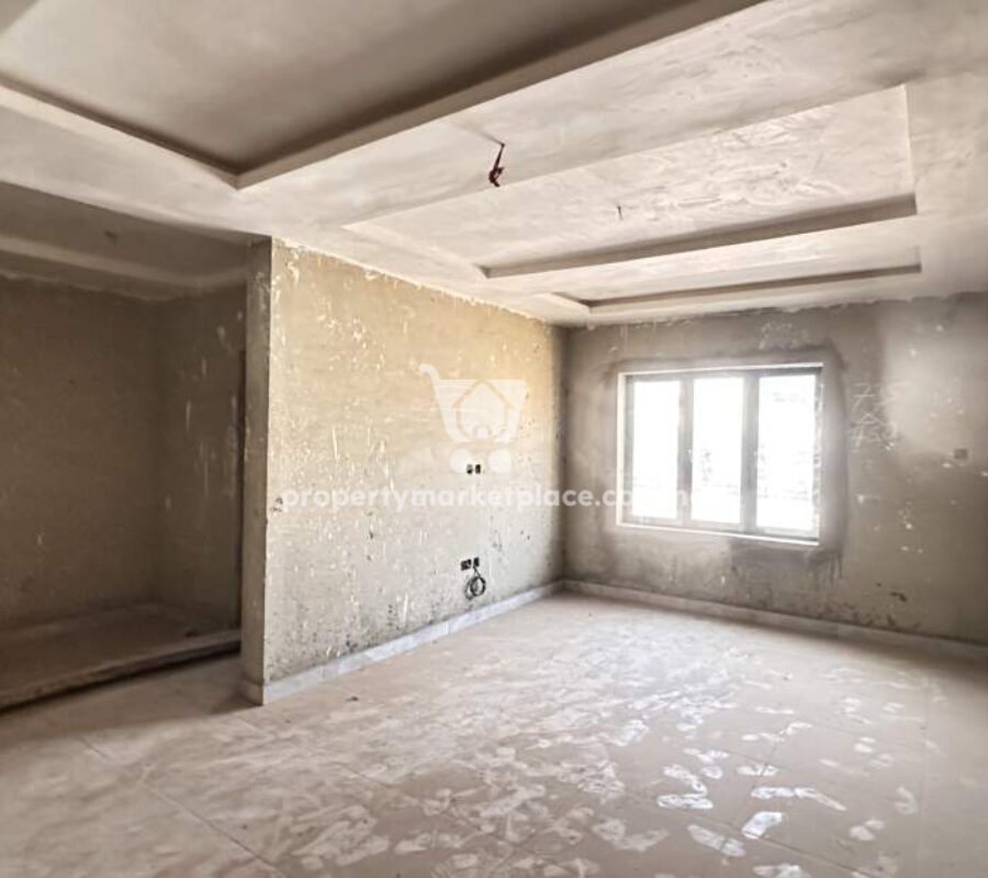Solidly built 4 bedroom terrace duplex with Bq – semi finish