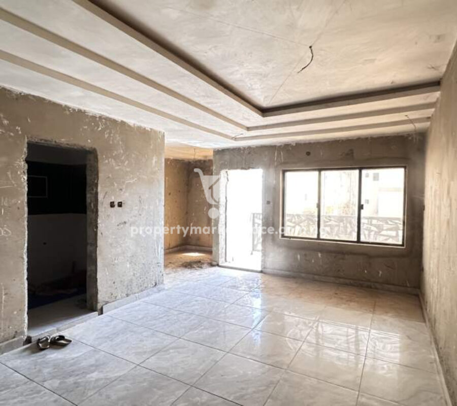 Solidly built 4 bedroom terrace duplex with Bq – semi finish