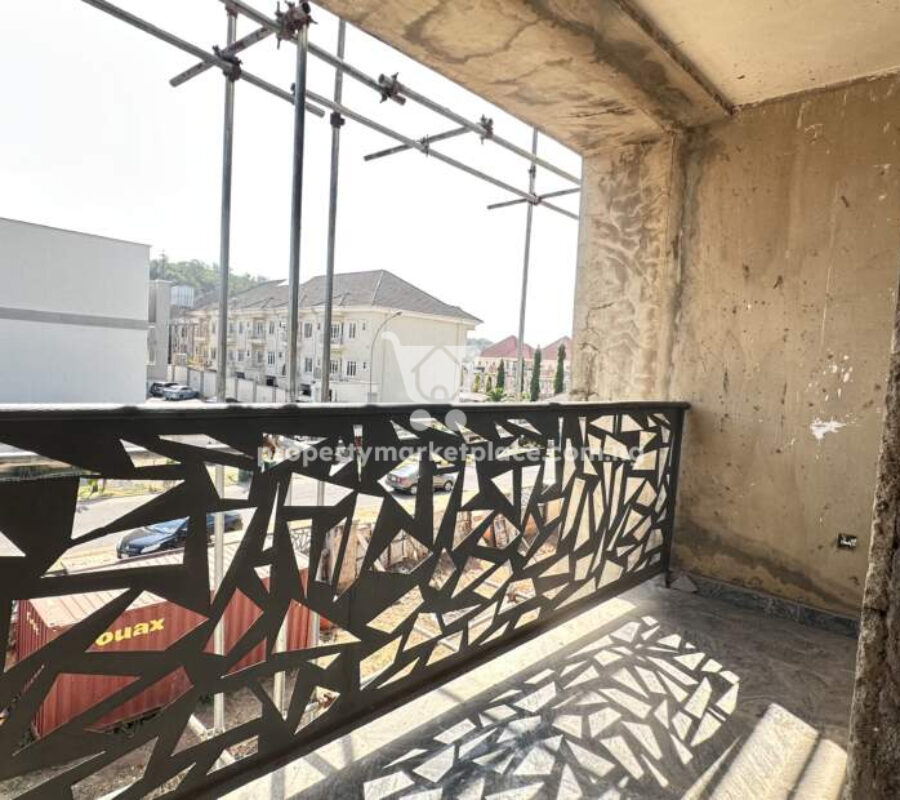 Solidly built 4 bedroom terrace duplex with Bq – semi finish