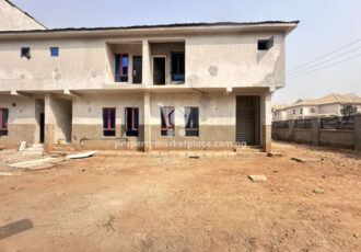 Solidly built 3 bedroom terrace duplex with Bq