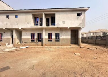 Solidly built 3 bedroom terrace duplex with Bq