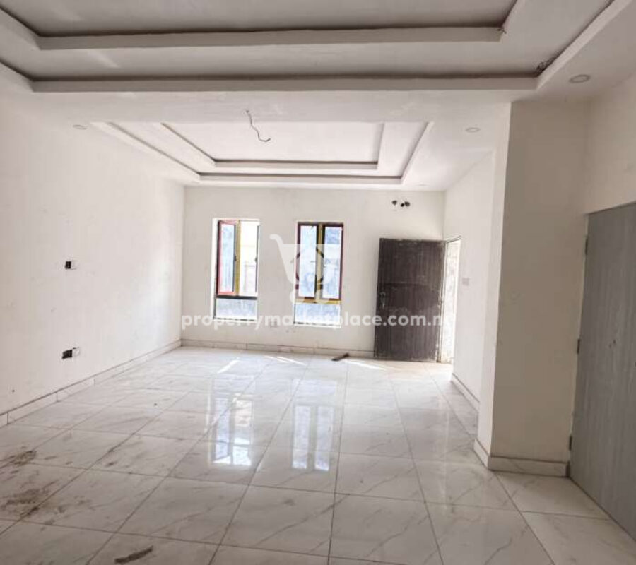 Solidly built 3 bedroom terrace duplex with Bq