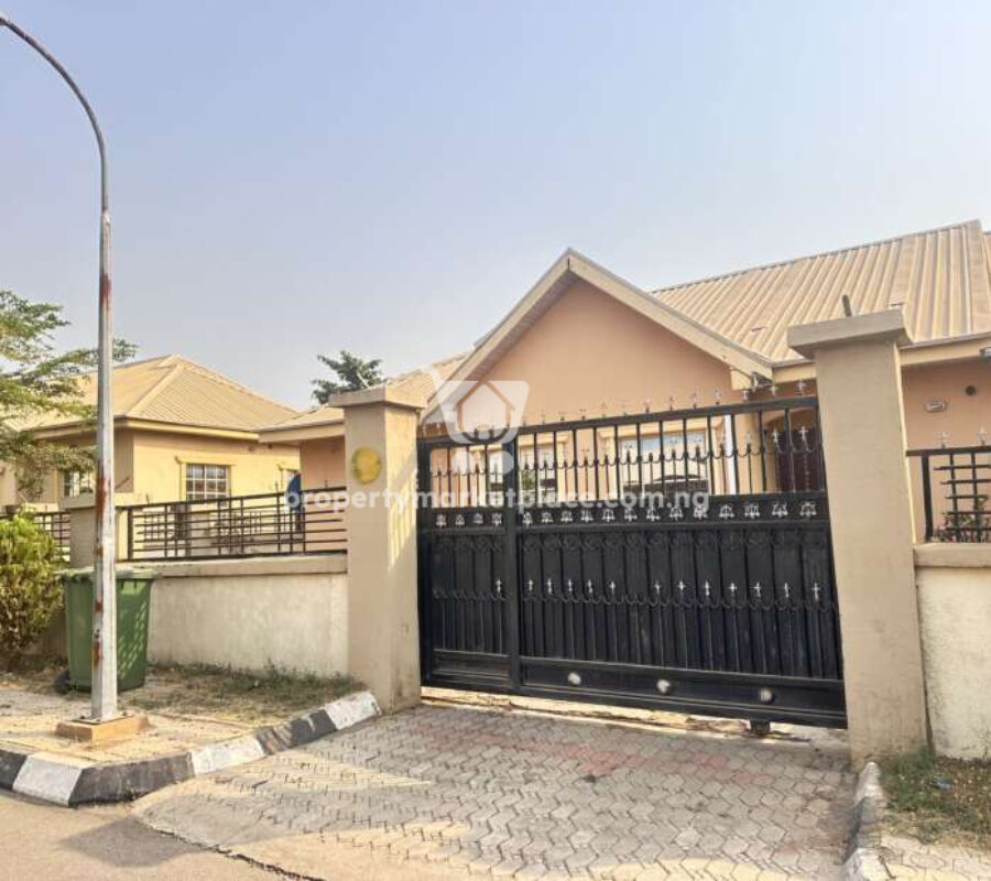 Luxurious 2 bedroom semi detached bungalow in a secured esta