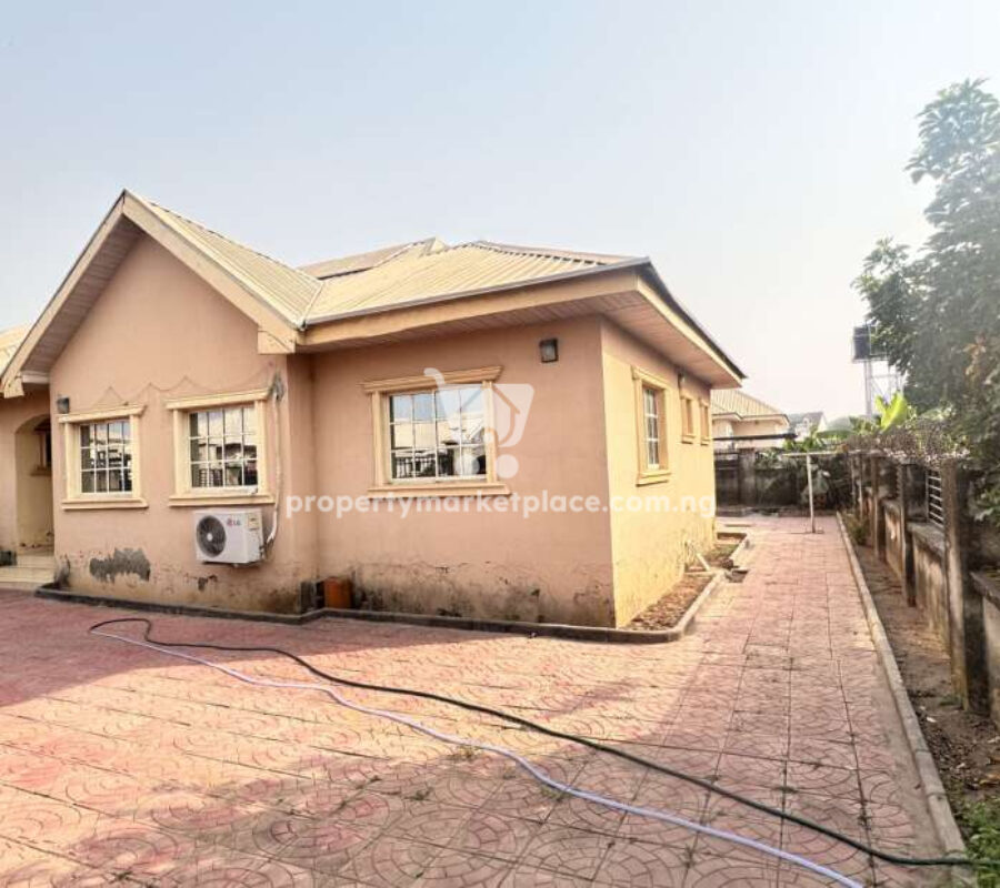 Luxurious 2 bedroom semi detached bungalow in a secured esta