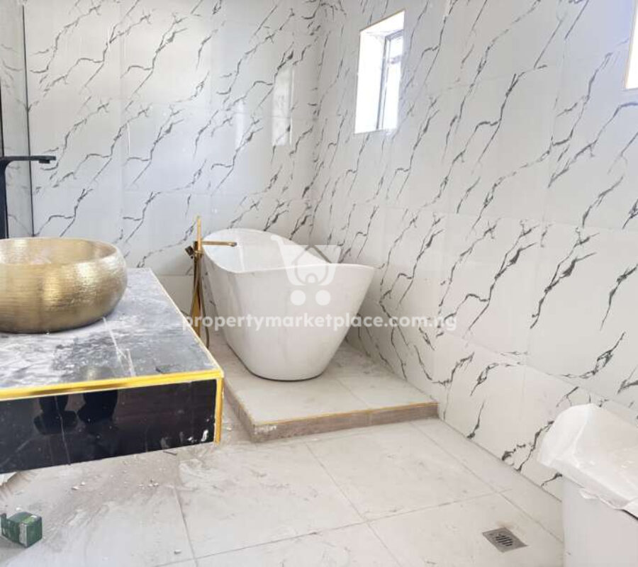 Lavishly finished 4 bedroom semi detached duplex with Bq