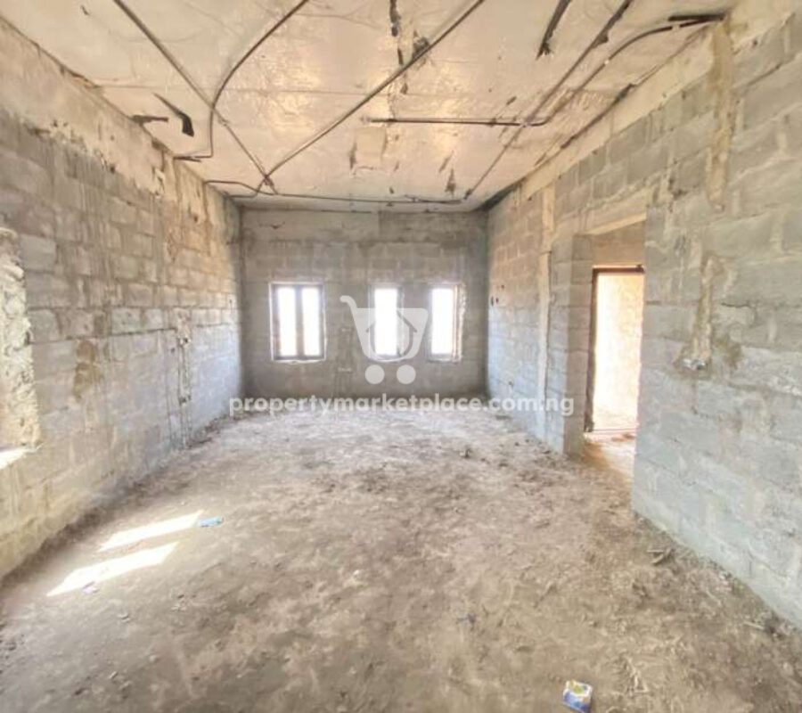 4 bedroom semi detached duplex with Bq (Shell finish)