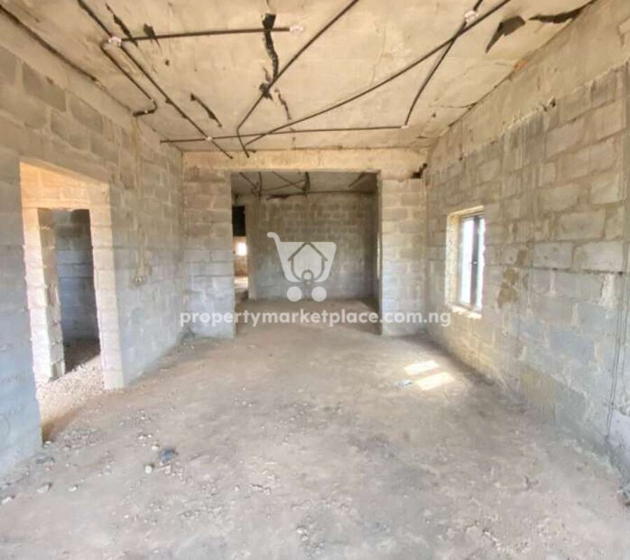 4 bedroom semi detached duplex with Bq (Shell finish)
