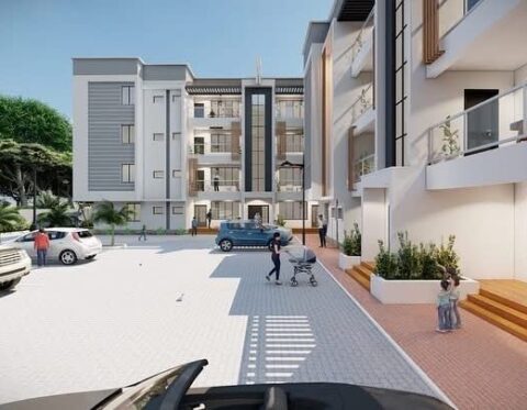 Luxury 3 bedroom flat with a room Bq at Grandview estate