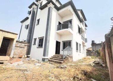 4 bedroom semi-detached duplex with Bq (private compound)
