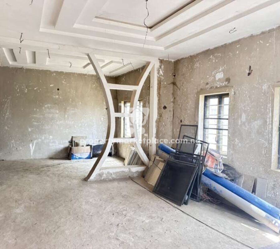 4 bedroom semi-detached duplex with Bq (private compound)