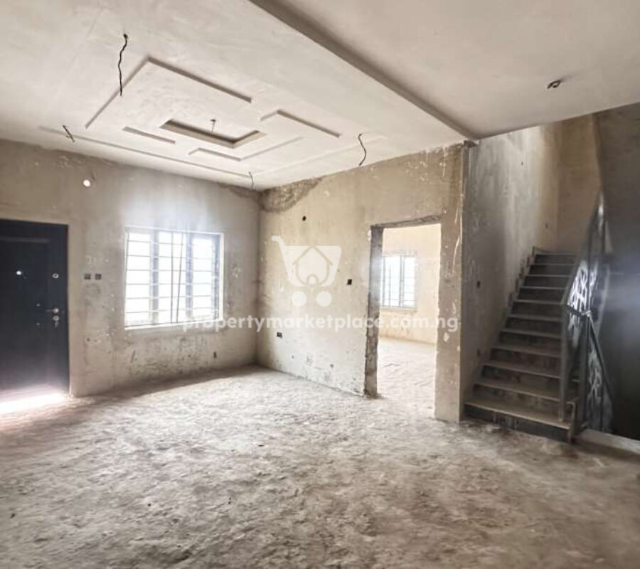 4 bedroom semi-detached duplex with Bq (private compound)