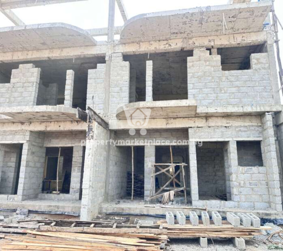 Solidly built 4 bedroom terrace duplex with Bq (finished)