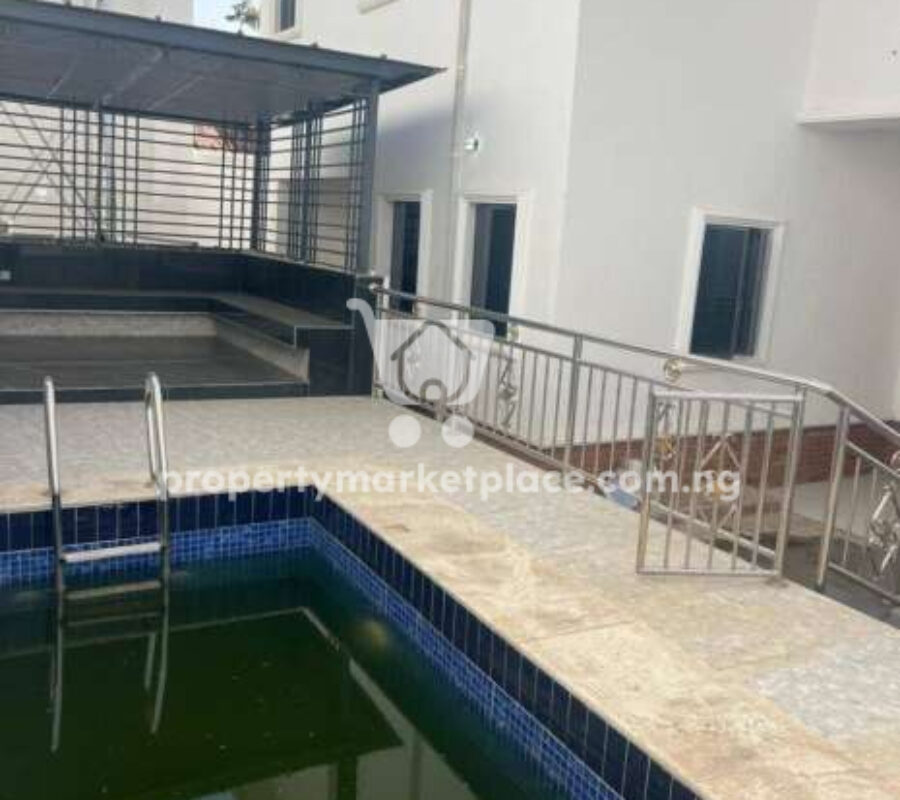 5 bedroom detached duplex with Bq and swimming pool