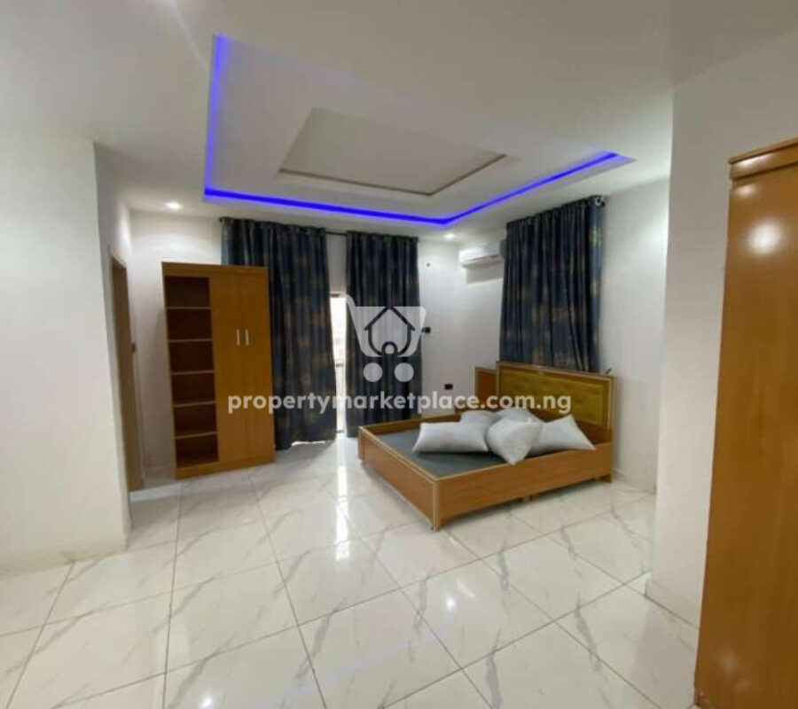 Furnished 6 bedroom semi detached duplex with Bq
