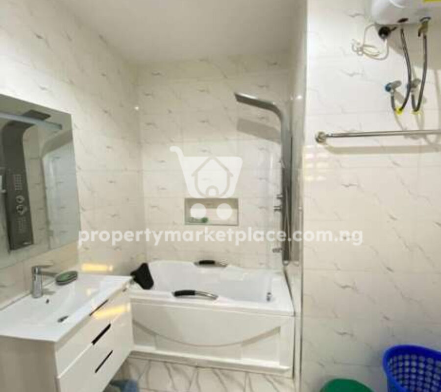 Furnished 6 bedroom semi detached duplex with Bq