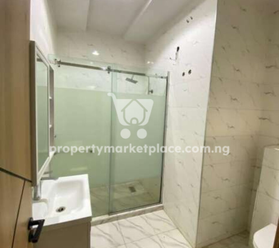 Furnished 6 bedroom semi detached duplex with Bq
