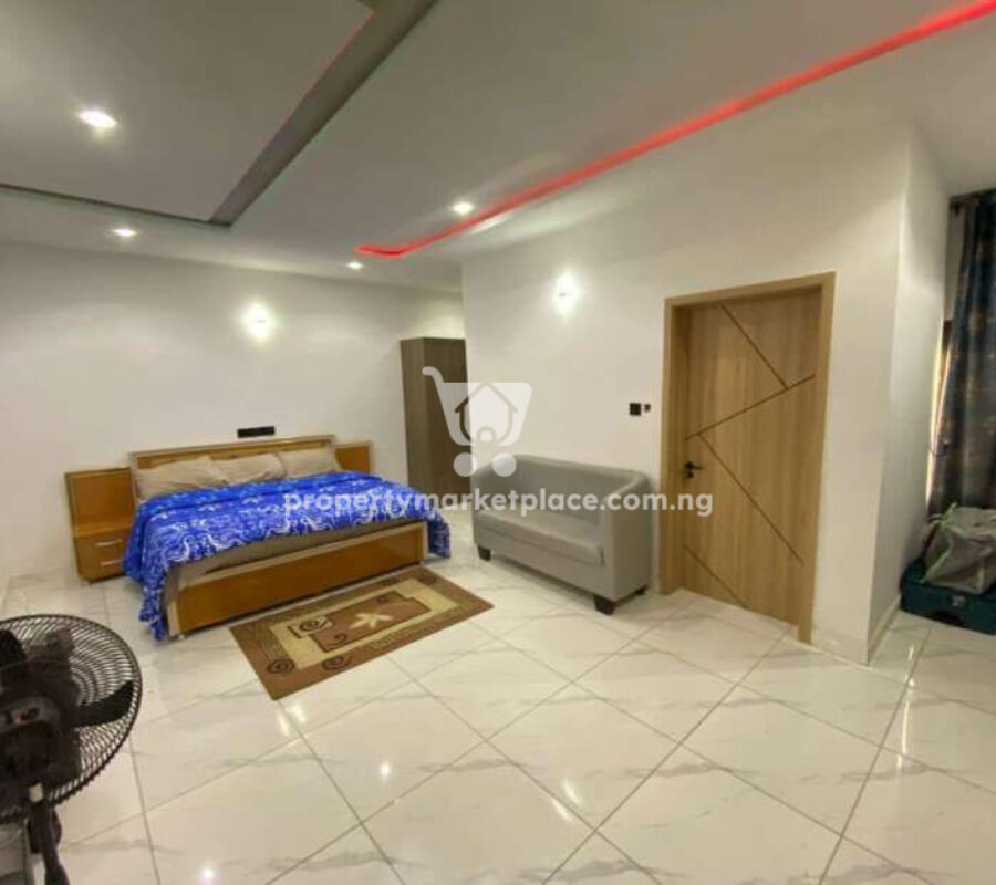 Furnished 6 bedroom semi detached duplex with Bq