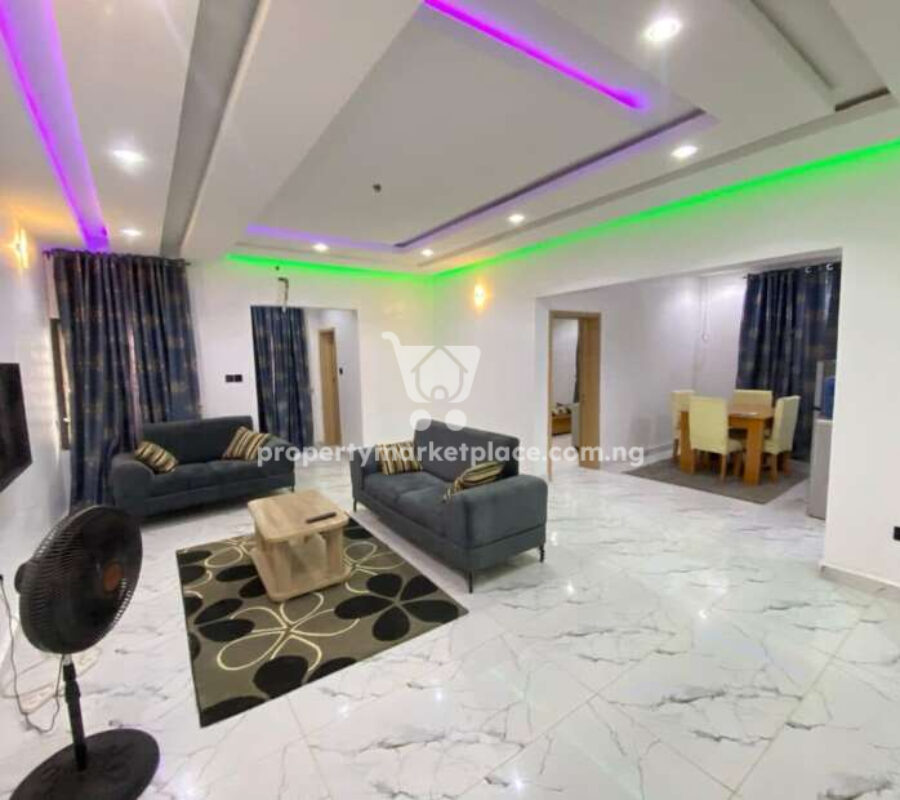 Furnished 6 bedroom semi detached duplex with Bq