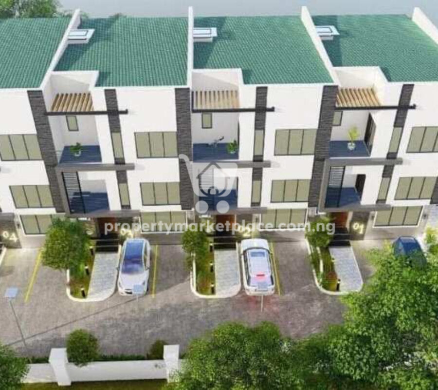 4 bedroom terrace duplex with a room boy’s quarters