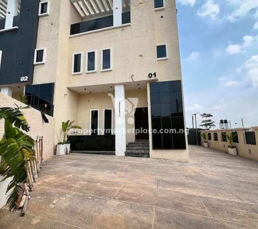 4 bedroom terrace duplex & Bq with a private compound