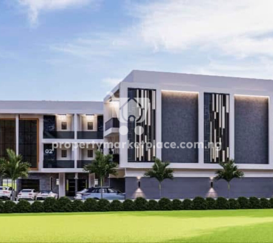 4 bedroom terrace duplex with Bq in an area with tarred road