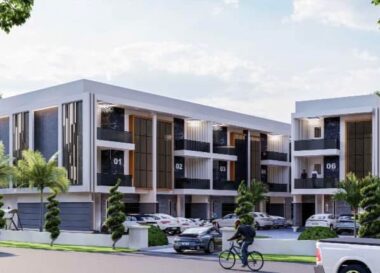 4 bedroom terrace duplex with Bq in an area with tarred road