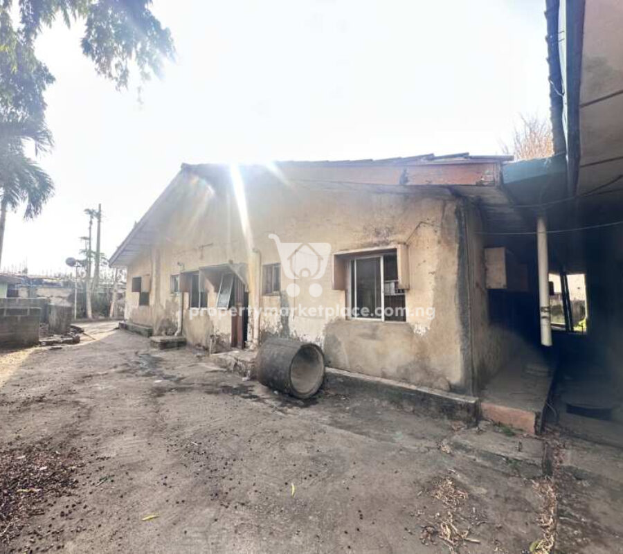 2 units of 3 bedroom semi-detached bungalow on 1000 Sqm land
