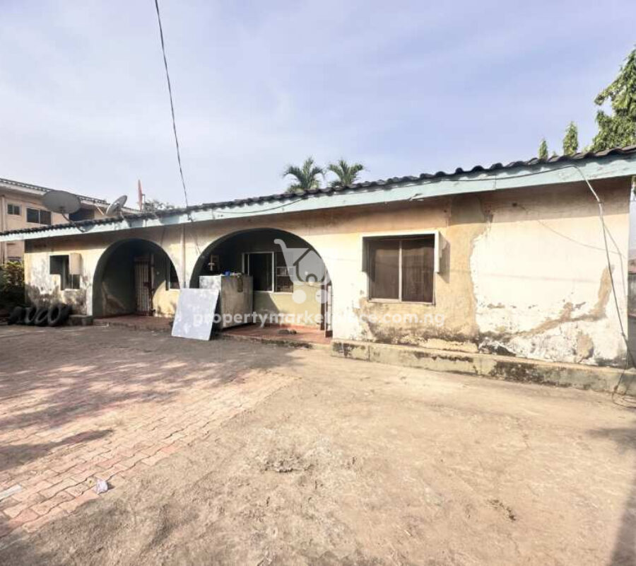 2 units of 3 bedroom semi-detached bungalow on 1000 Sqm land