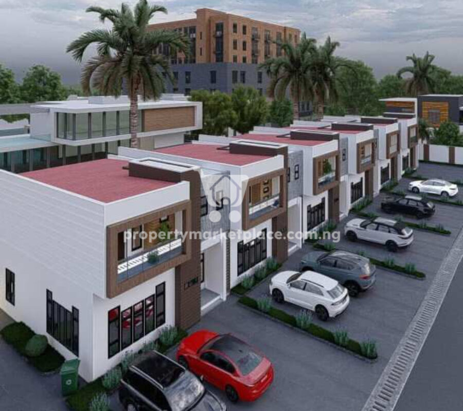 Spacing 3 bedroom terrace duplex with a room boy’s quarters