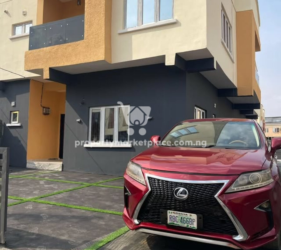 4 bedroom semi-detached duplex & Bq with a private compound