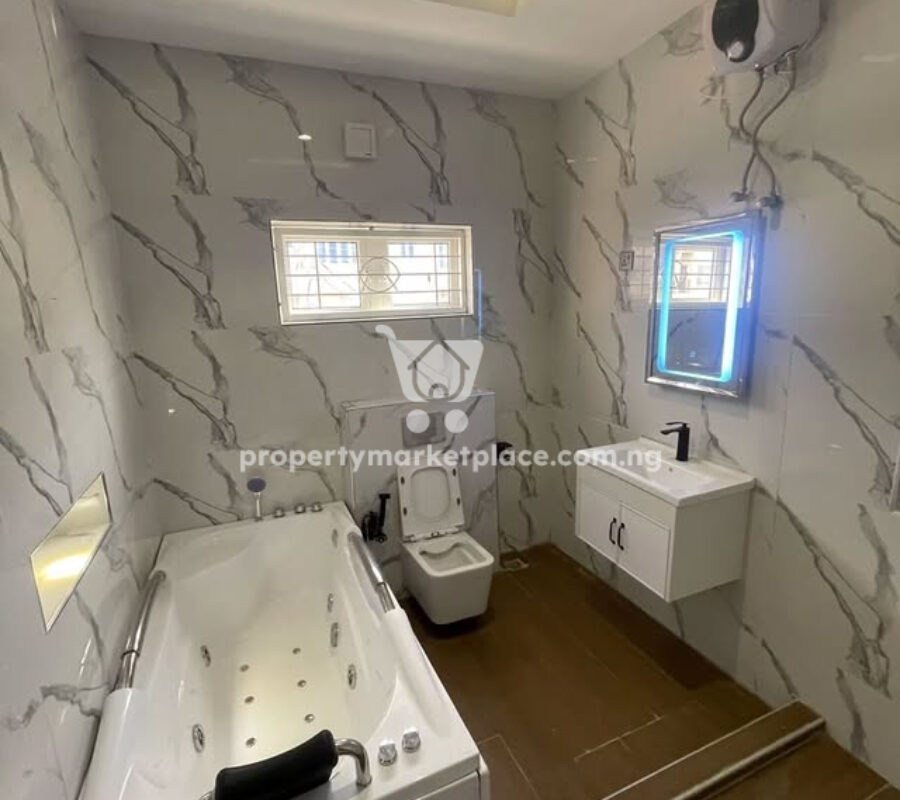 4 bedroom semi-detached duplex & Bq with a private compound
