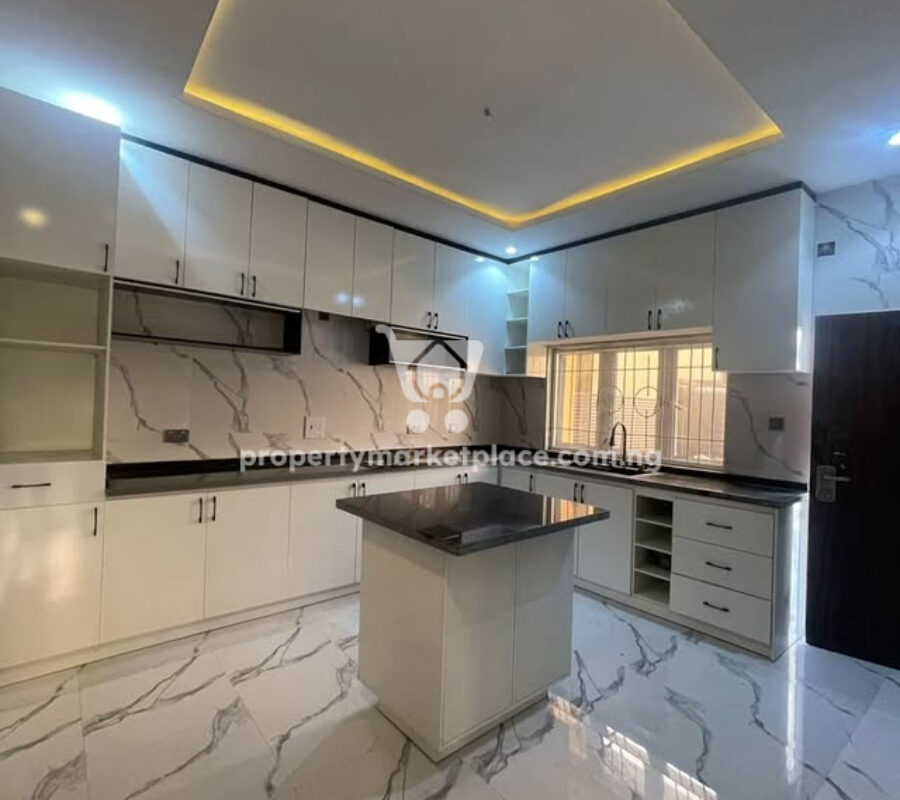 4 bedroom semi-detached duplex & Bq with a private compound