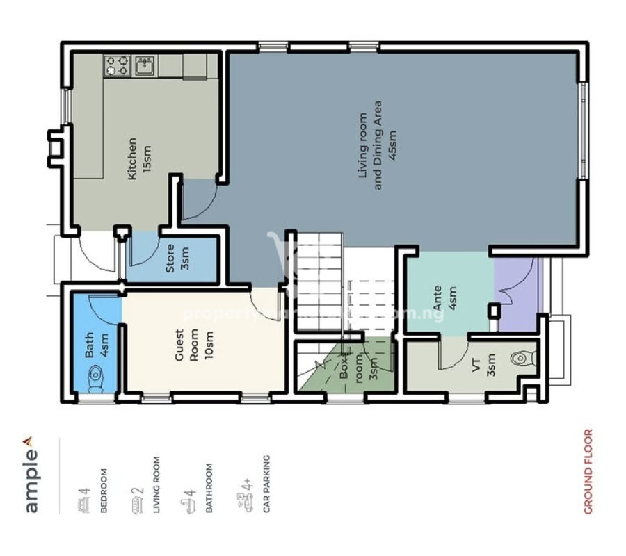 Spacious & solidly built 4 bedroom detached duplex