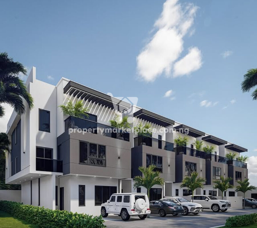 4 bedroom terrace duplex with a room boy’s quarters