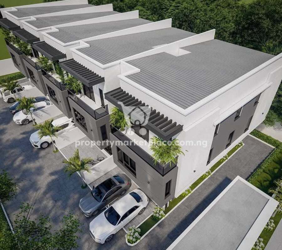 4 bedroom terrace duplex with a room boy’s quarters