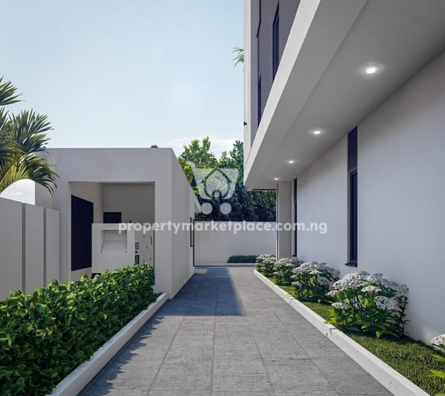4 bedroom terrace duplex with a room boy’s quarters