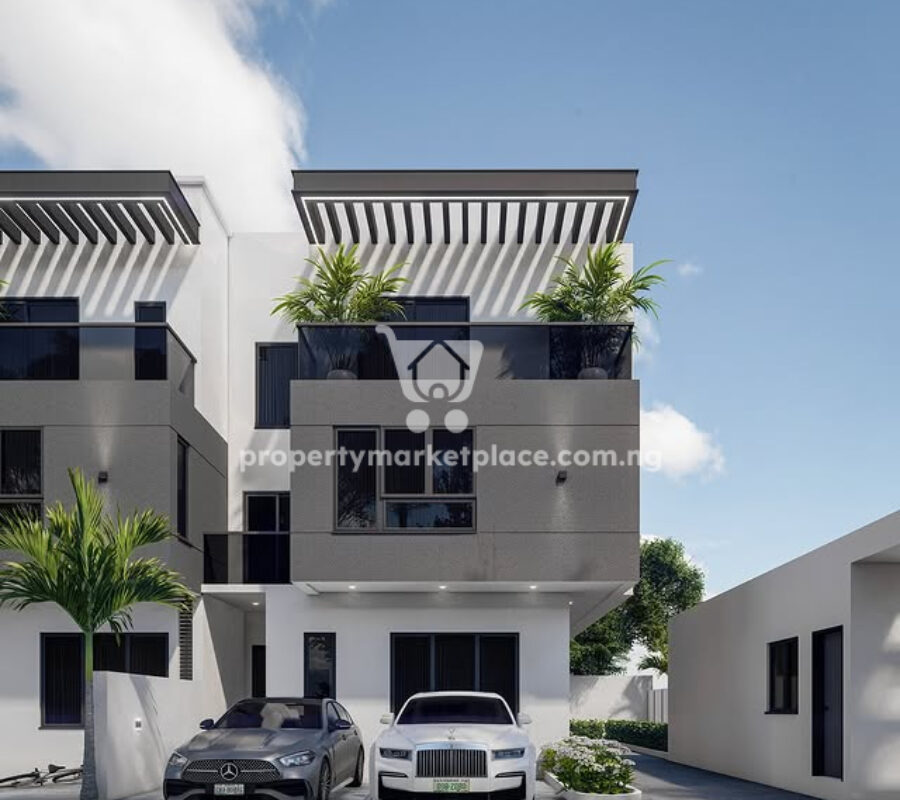 4 bedroom terrace duplex with a room boy’s quarters